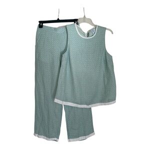 Sewing Down South x Crown & Ivy Courtney Printed Sleeveless Top & Pull On Pants